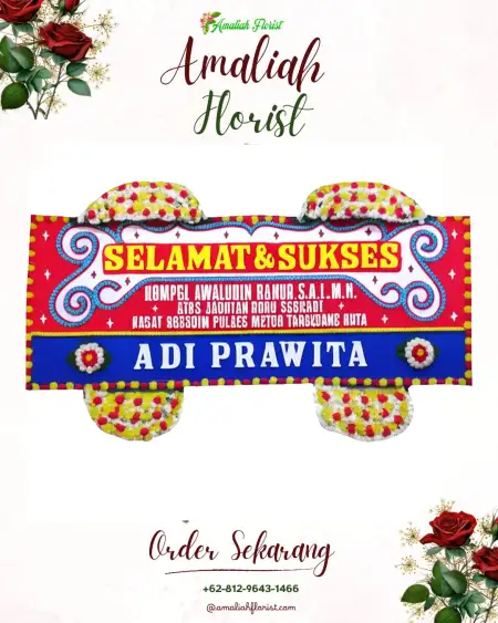 Papan Bunga Ucapan Selamat Suralaya Merak